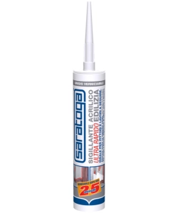 SIGILLANTE ACRILICO ULTRARAPIDO GRIGIO 300 ML - SARATOGA.